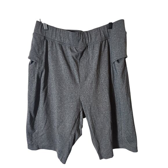 Men's Lululemon Charcoal Gray Elastic Drawstrings Waist with pockets Size Large - Picture 1 of 4